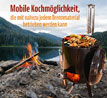Gulaschkanone/Eintopfofen / emailliert / 15 Liter / mobile Kochmglichkeit / plus Pfanne (9 Liter) und Grillrost_small_zusatz