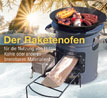 Raketenofen fr Dutch Oven, Gusspfanne, Gusstopf oder Grill / mit Gusseiserner Kochplatte_small_zusatz