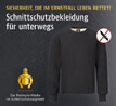 Schnittschutz-Langarmshirt Magdeburg - Schwarz_small_zusatz