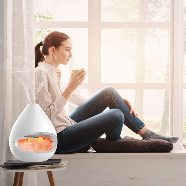 Aroma Diffusor mit Salzkristall-Leuchte Produkt Bild 6
