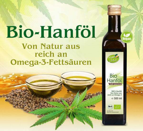 Kopp Vital ®  Bio Hanföl - vegan