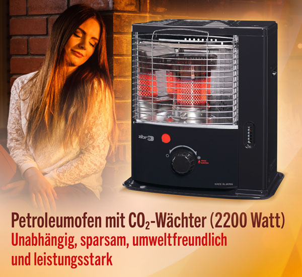 Petroleum-Heizung Zibro OS-50 mit CO2-Wächter